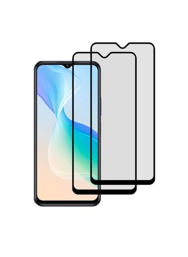 Super 2 Pieces Tempered Glass Screen Protector 5D Designed For vivo T1 5G Full Glue Edge to Edge Full Screen Coverage And Bubble Free - Image 1