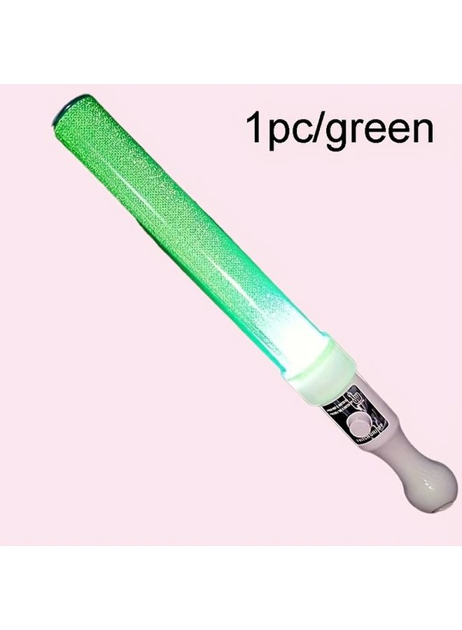 Green LED Light Stick Battery Powered for Festivals Concerts Camping Halloween Christmas - Image 1