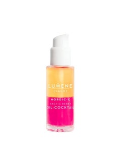 Lumene Nordic-C Arctic Berry Face Oil Cocktail - Antioxidant Serum made of Fatty Acids, Vitamin C, A, E + Vitamin B - Hydrating Serum for Glowing Skin + Even Skin Tone - Vegan Facial Oil (30ml)  - Image 1