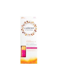 Lumene Nordic-C Arctic Berry Face Oil Cocktail - Antioxidant Serum made of Fatty Acids, Vitamin C, A, E + Vitamin B - Hydrating Serum for Glowing Skin + Even Skin Tone - Vegan Facial Oil (30ml)  - Image 2