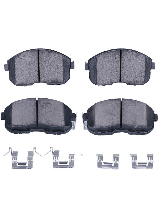 EXPPOWER Brakes Premium Ceramic Replacement Front Brake Pad Set For Nissan Altima Sentra Versa INFINITI Juke Maxima G35 Suzuki SX4 350Z Cube I35 I30 Renault Safrane Crossover - Image 1