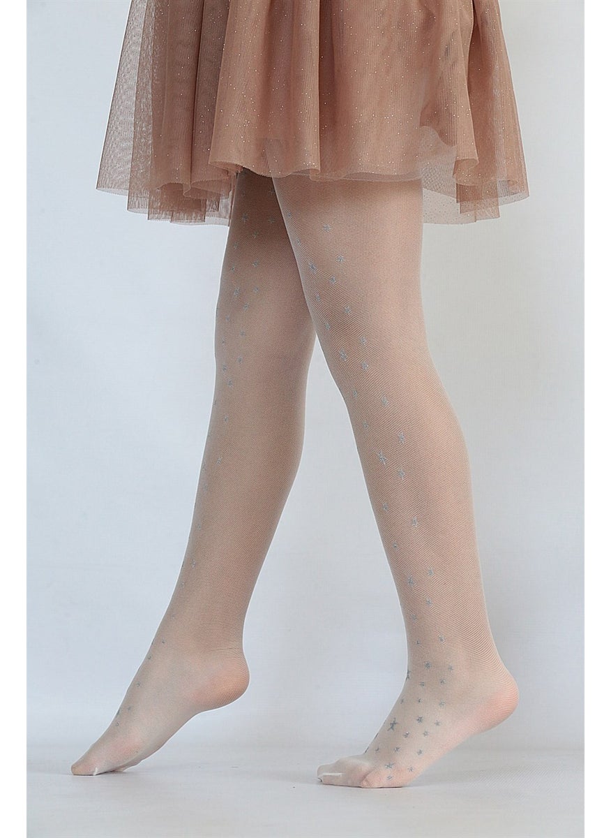 DayMod Star Glittery Kids Pantyhose 