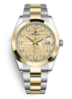 Rivoly Modern Men's Watch With Date Stainless Steel 