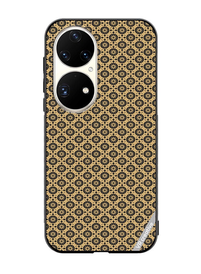 VR CREATIVE Protective Case Cover For Huawei P50 Pro Pattern Classical Luxury Ornament Royal Texture Design Multicolour - Image 1