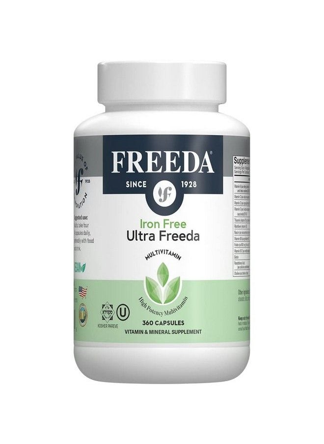 Freeda - Multivitamin Iron Free Ultra Kosher Multi Vitamins Supplements For Women Health Men’S Vitamins For Men Health Multivitamins For Men & Women Adult Vitamins Multivitamin (360) - Image 1