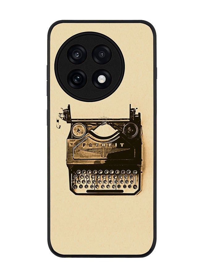 Stylizedd For OnePlus 13R / Ace 5 Pro Case,Slim fit Camera Protection, Shockproof Thin Phone cover  - Typewriter