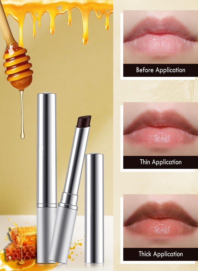 LYSdefeu Tinted Lip Balm-1Pcs Hydrating Black Brown Lip Tint Moisturizer, Honey Sugar Yummy Lip Care Balm for Dry Lip, Moisturizing Sheer Lip Gloss Lip Treatment,Mother's Day Makeup Gift for Women Girl - Image 4