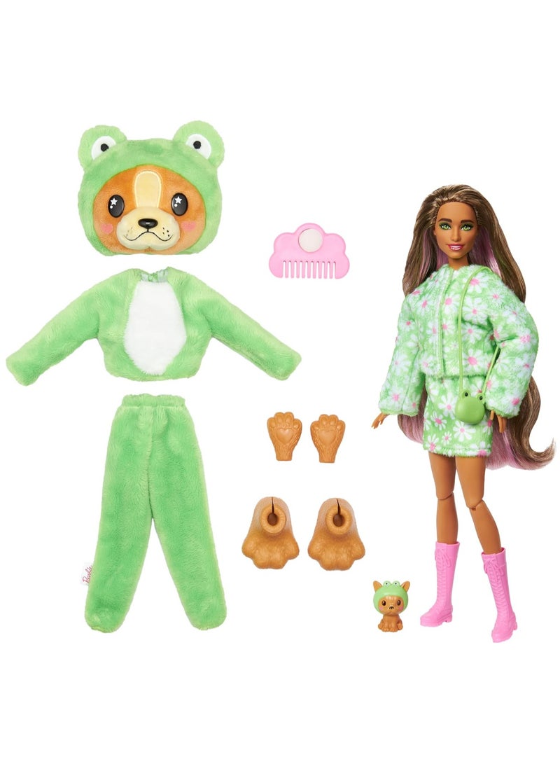 Barbie Cutie Reveal Costume Doll - Dog in Frog - Image 2