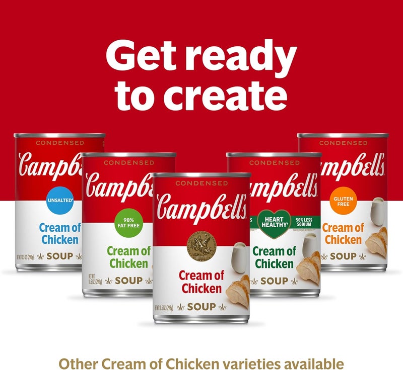 Campbell's Condensed Cream of Chicken Soup (Pack of 4) - Image 5