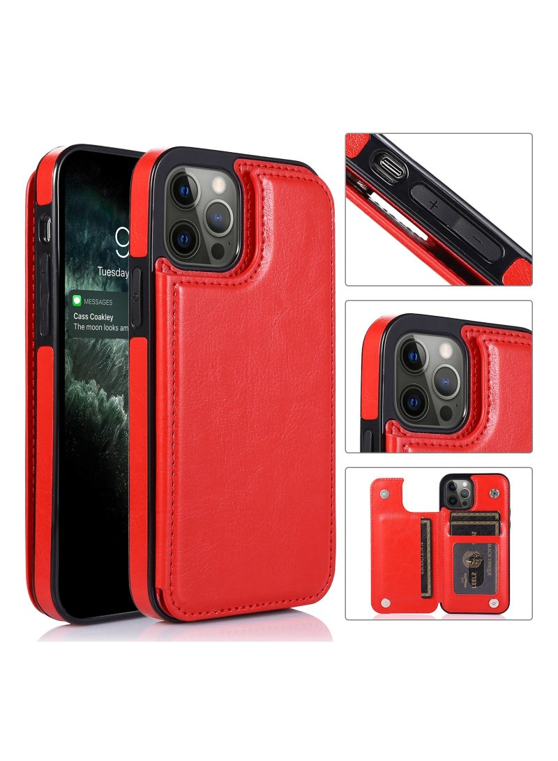 Suteni Leather Protective Back Cover Case Phone Case for iPhone - Image 2