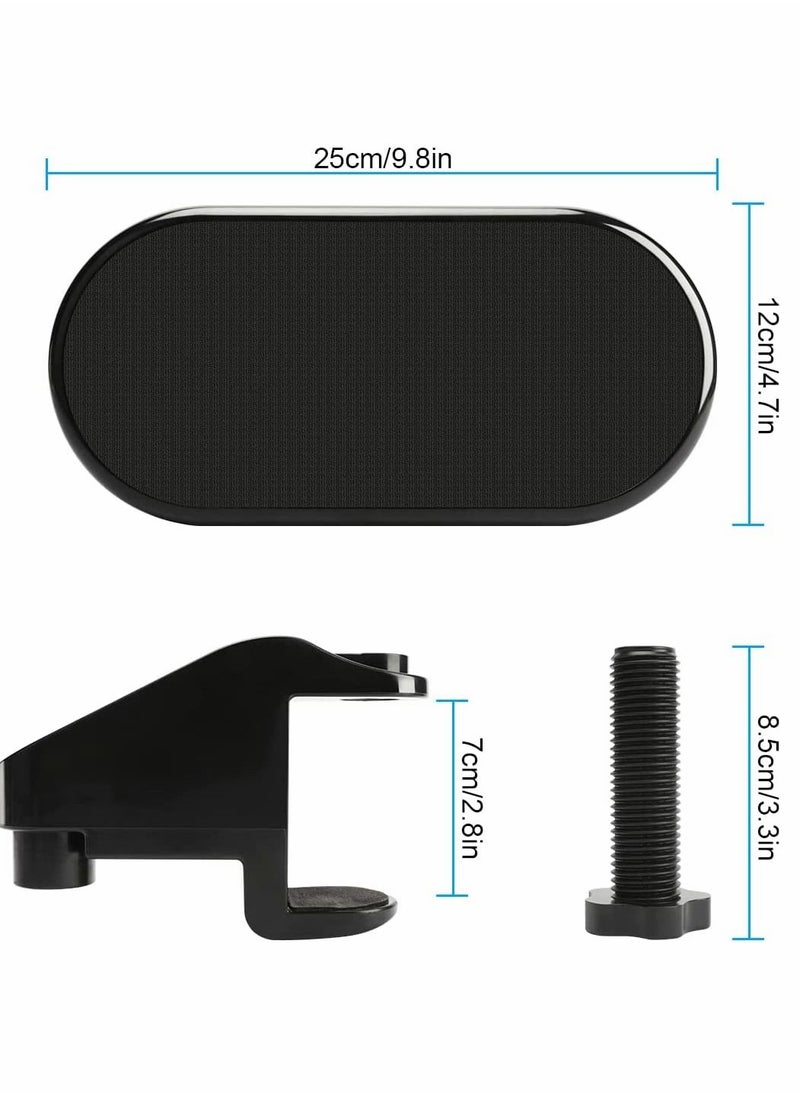 SYOSI - Wrist Rest Armrest Up key Desk Extender 180° Rotation Arm Rest Support Bracket Ergonomic Computer Armrest Pad 25 12cm Adjustable Computer Wrist Rest Armrest for Home Office for 7mm Desk Table - Image 1