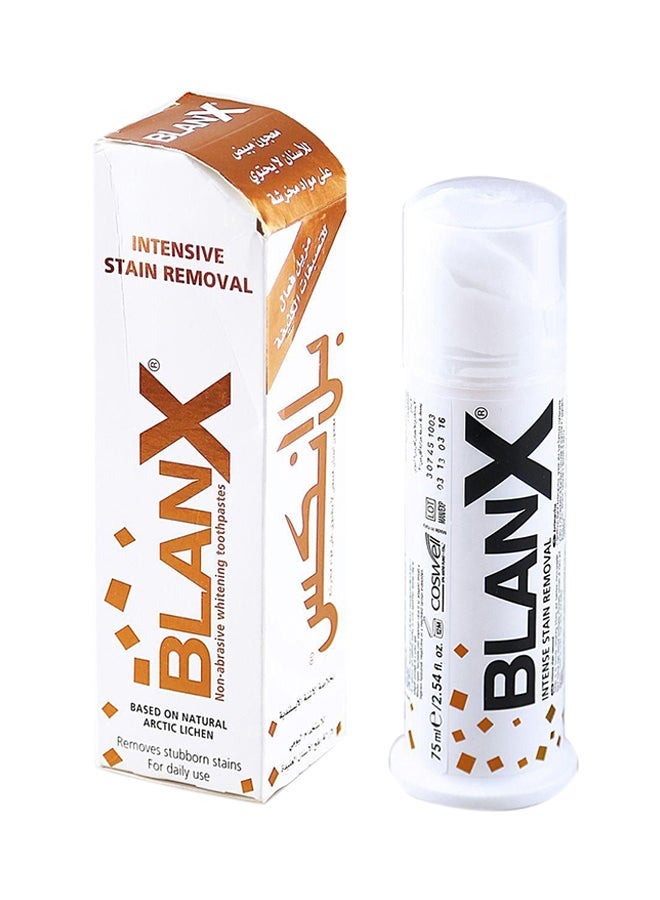 blanx Intensive Stain Removal Toothpaste 75 ml - Image 1