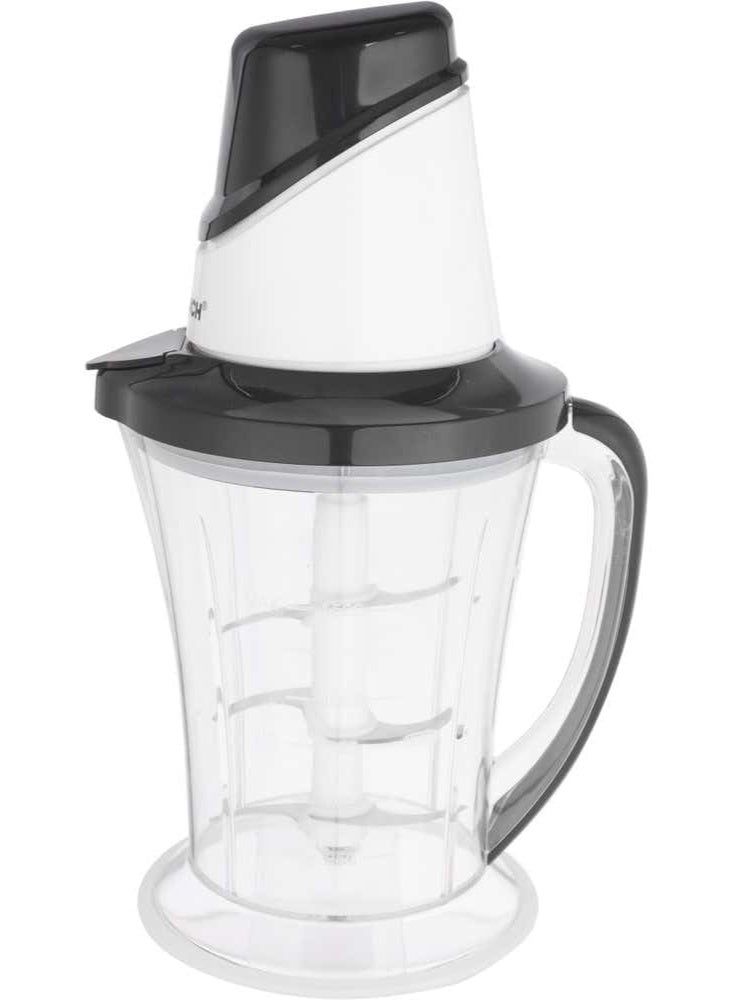 تاتش مفرمة لحم ومقشرة ثوم 40544 700 واط، 1.5 لتر، 6 شفرات - أسود أبيض - Image 2