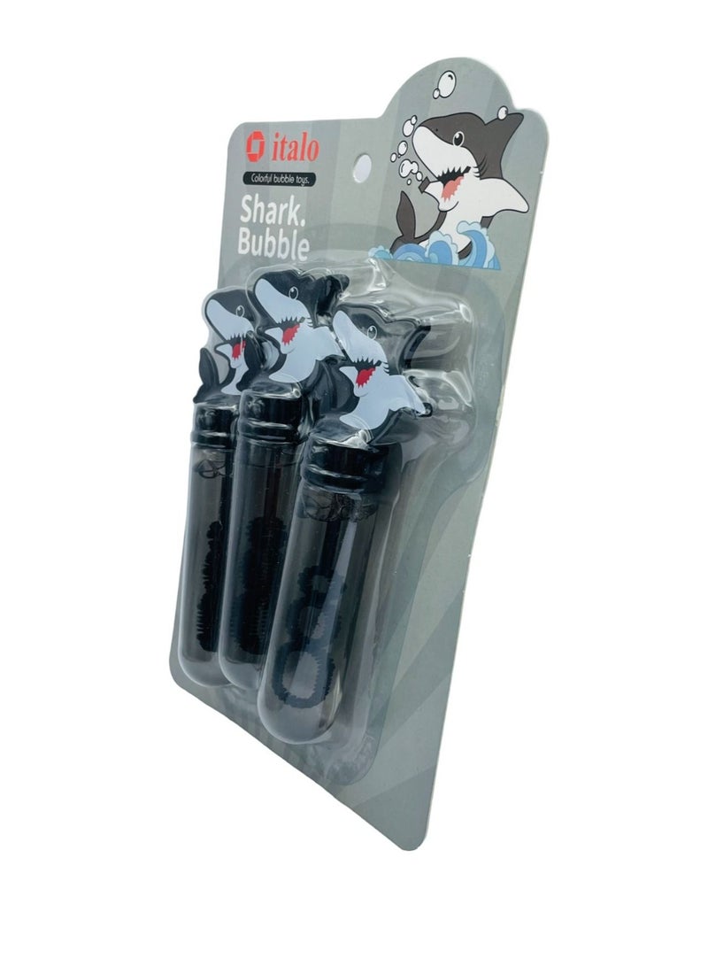 ITALO Pack Of 3 Pcs Mini Shark Bubble Wands Party Favors For Weddings Anniversaries Celebrations Birthday Celebration Summer Toys Gift For Kids Toddler And Adults - Image 3