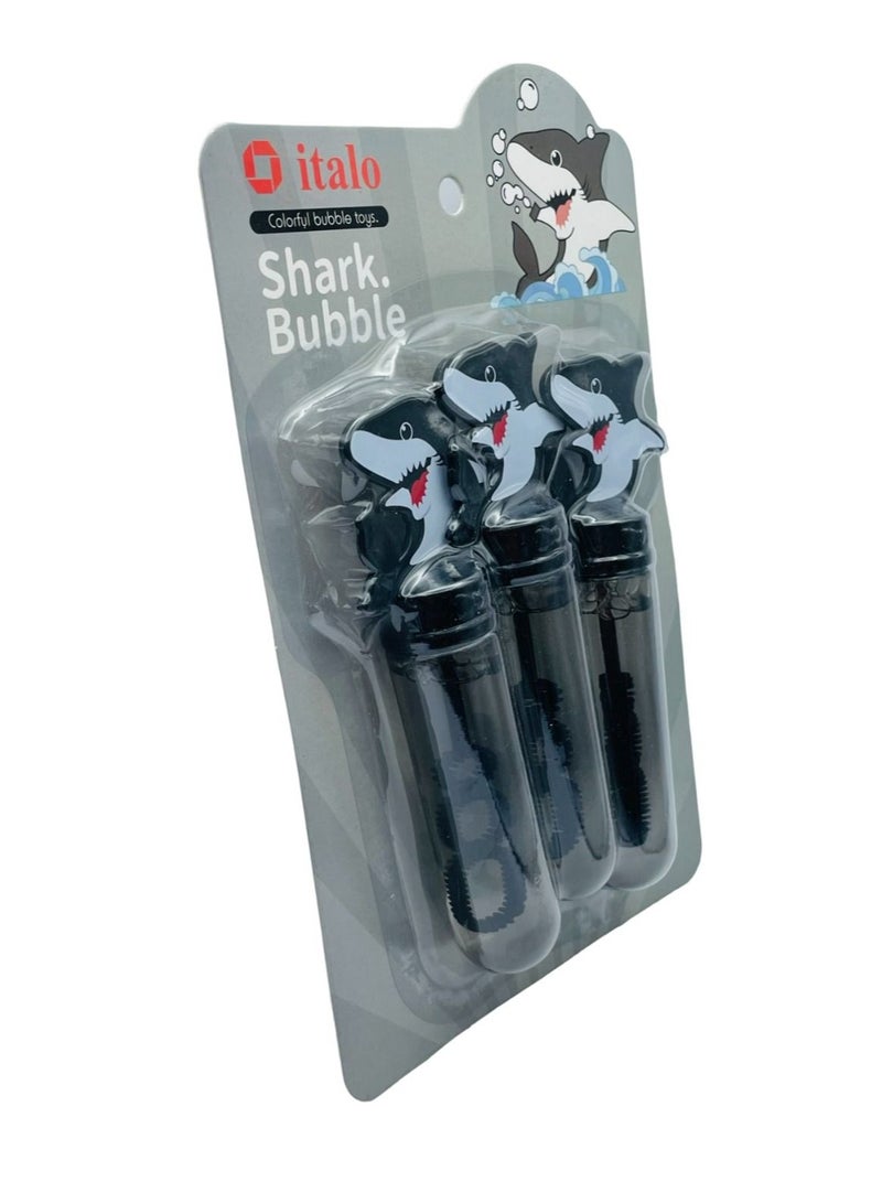 ITALO Pack Of 3 Pcs Mini Shark Bubble Wands Party Favors For Weddings Anniversaries Celebrations Birthday Celebration Summer Toys Gift For Kids Toddler And Adults - Image 2