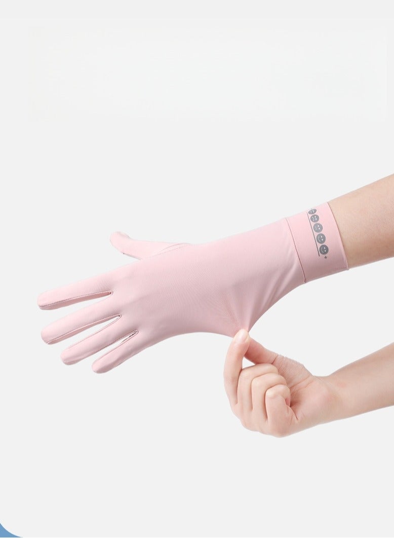 RTYY قفازات نسائية،قفاز سواقة،قلفزات سواقه،قفازات الحماية من الشمس،قفازات صيفية طويلة مضادة للانزلاق، مزودة بشاشة لمس كاملة الأصابع، ومناسبة للقيادة في الصيف، وركوب الخيل، وصيد الأسماك، ولعب الجولف، والأنشطة الخارجية. - Image 4