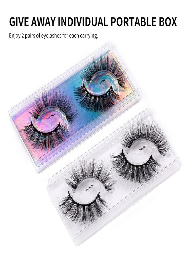 DYSILK Mink Lashes - Fluffy False Eyelashes, 12 Pairs, 12 Styles, Mixed Lash Extension, D Curl, Wispy, Natural Look, Pack - Image 4