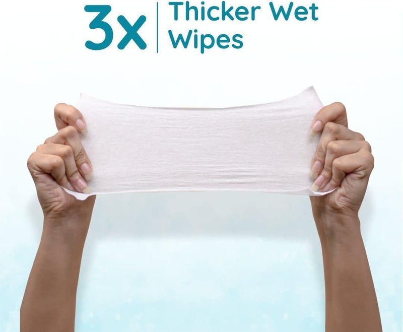 Mother Sparsh Unscented 99% Pure Water Baby Wipes, 72 Count (Pack of 4) - Image 5