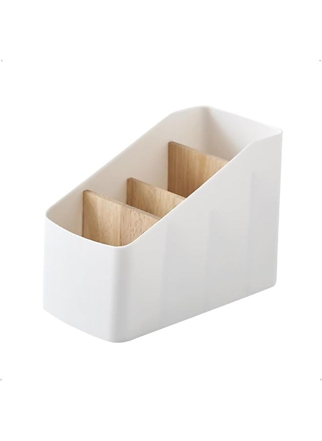 X spring Remote Control Storage Box Pen Pencil Holder Nightstand Desktop Tv Remote Holder For Phone Mount Mobile Holder Tv Stand Desktop Storage Case Abs Trash Box Household Office  - Image 1