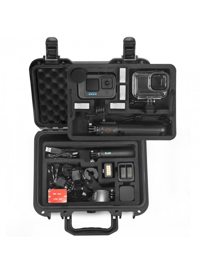Lekufee Lekufee Waterproof Hard Case Compatible with Gopro Hero 12/11/10/9/8/Media Mod/Gopro Volta/Creator Edition/Action Camera and Other Accessories(Case Only)  - Image 1