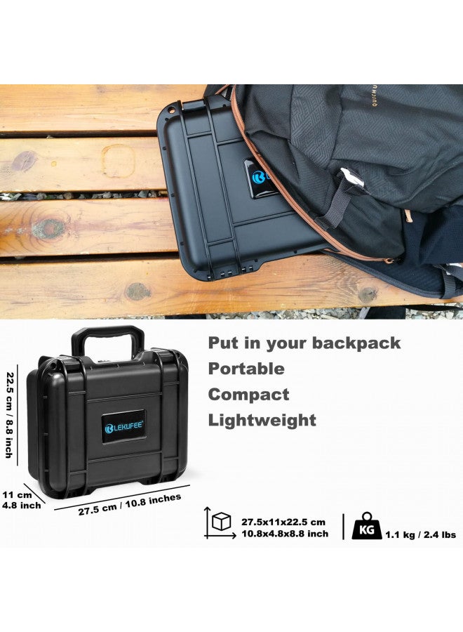 Lekufee Lekufee Waterproof Hard Case Compatible with Gopro Hero 12/11/10/9/8/Media Mod/Gopro Volta/Creator Edition/Action Camera and Other Accessories(Case Only)  - Image 4