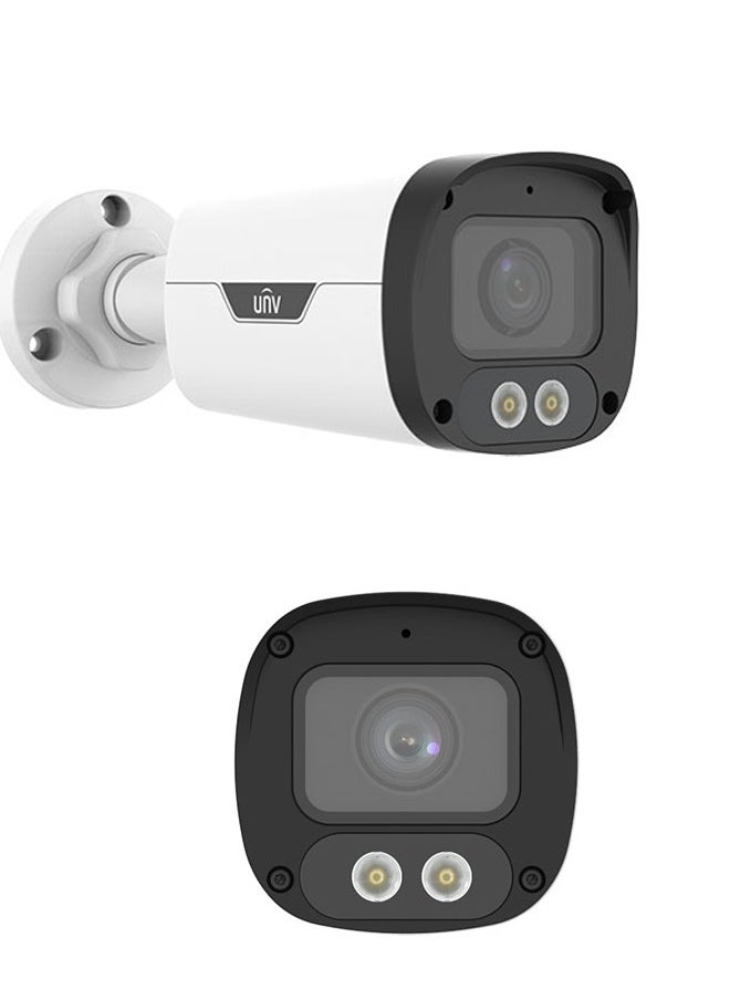 UNV - Uniview UNV Ultra H.265 4MP HD Night ColorHunter with Audio recorder Wise-ISP Fixed Bullet IP Camera with 2.8mm Lens - Image 1