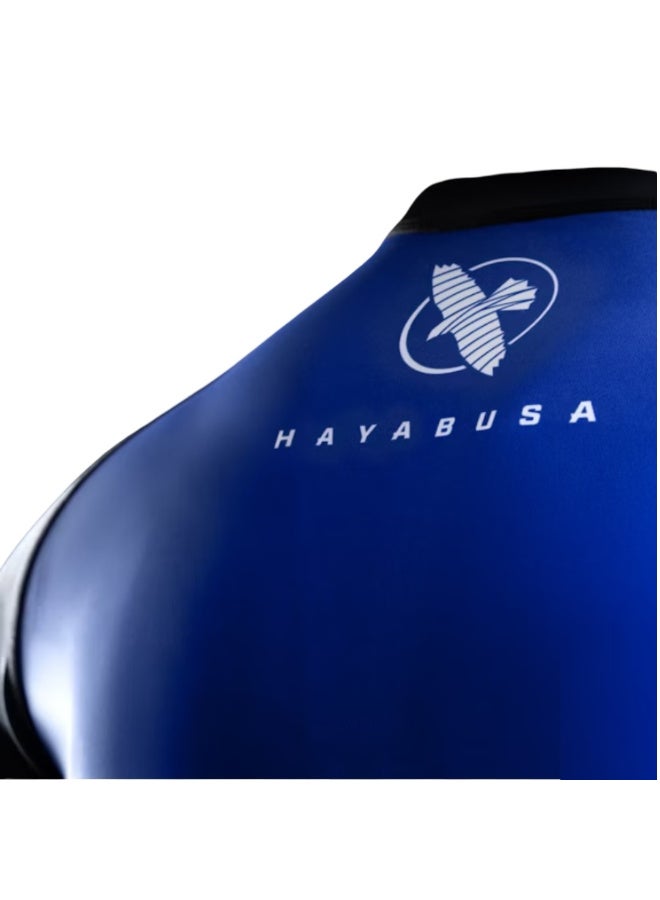 HAYABUSA UFC BJJ MENS SHORTSLEEVE RASHGUARD BLUE - Image 3