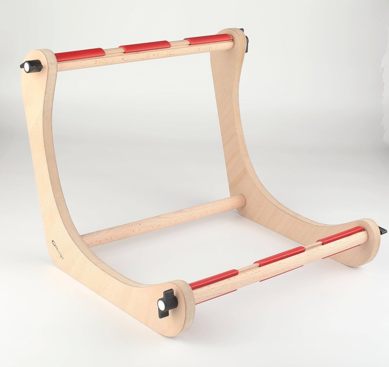 Nurge Adjustable Embroidery Table Stand, Cross Stitch Hoop Stand for Lap or Table Top Cross Stitch or Tapestry , Embroidery Hoop Holder. Hand Polished Natural Wood 190-3 ( 30cm ) - Image 3