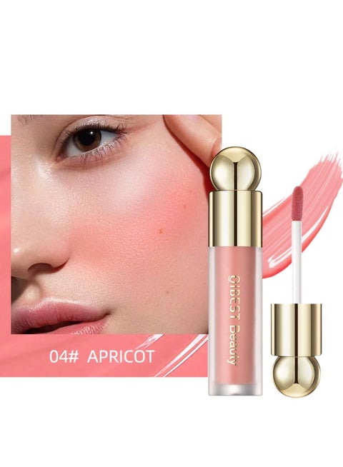 Rose Cream Liquid Blush Soft Cream Liquid Blush for Cheek Buildable and Blendable Pigment Lightweight and Smooth Texture Longwear Formula for a Soft Natural Flush #04