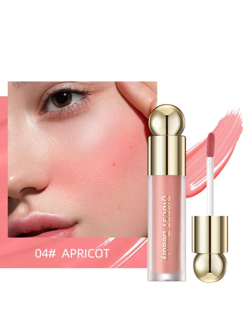 Rose Cream Liquid Blush Soft Cream Liquid Blush for Cheek Buildable and Blendable Pigment Lightweight and Smooth Texture Longwear Formula for a Soft Natural Flush #04