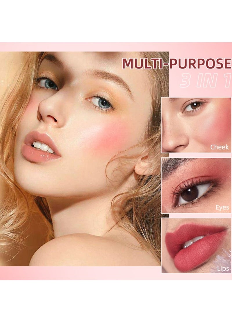 Rose Cream Liquid Blush Soft Cream Liquid Blush for Cheek Buildable and Blendable Pigment Lightweight and Smooth Texture Longwear Formula for a Soft Natural Flush #04