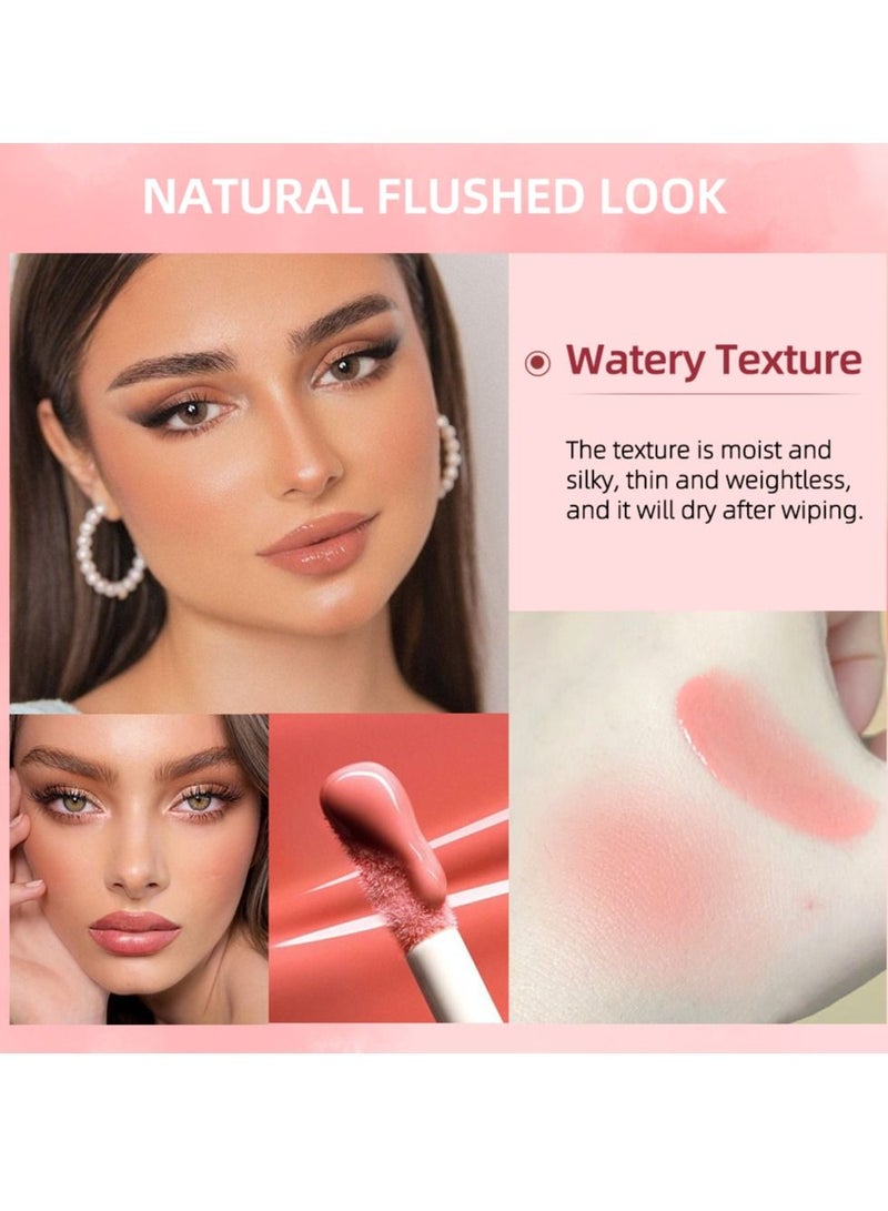 Rose Cream Liquid Blush Soft Cream Liquid Blush for Cheek Buildable and Blendable Pigment Lightweight and Smooth Texture Longwear Formula for a Soft Natural Flush #04