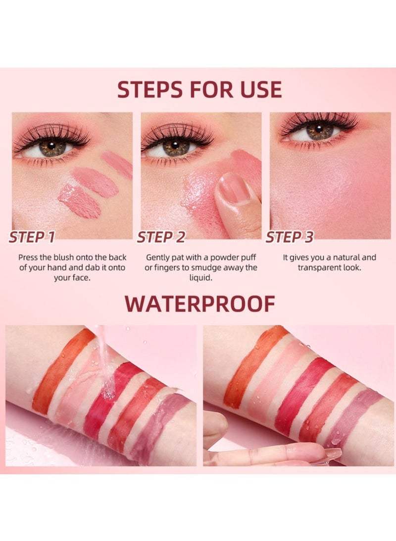Rose Cream Liquid Blush Soft Cream Liquid Blush for Cheek Buildable and Blendable Pigment Lightweight and Smooth Texture Longwear Formula for a Soft Natural Flush #04