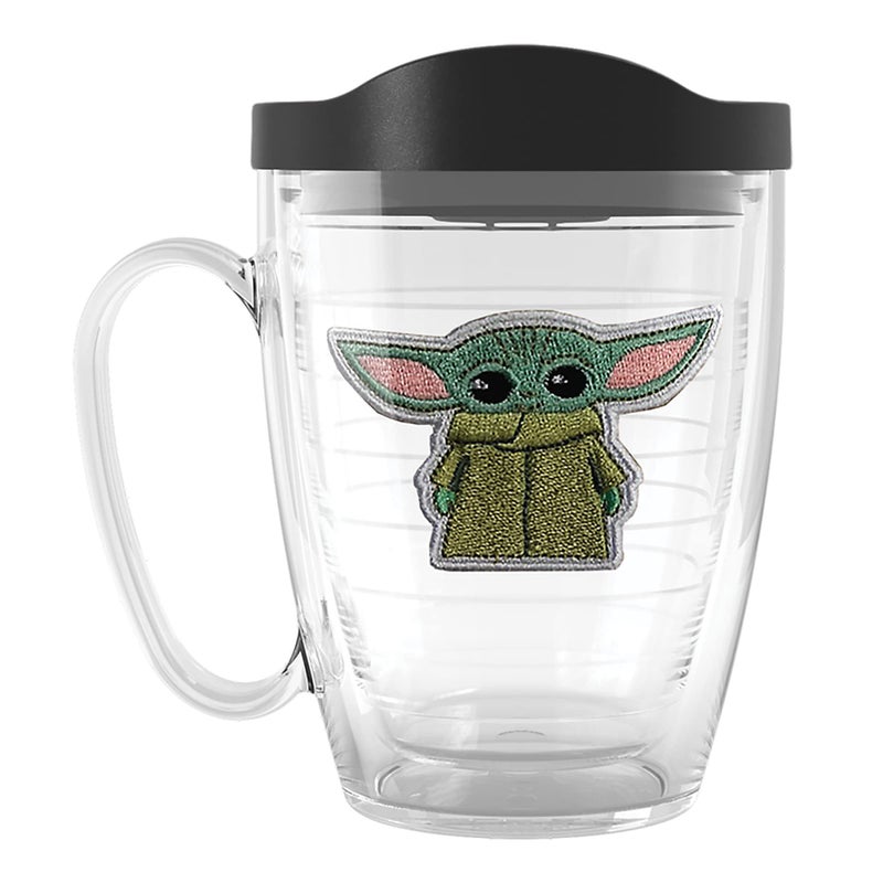 Tervis Star Wars  Mandalorian  Grogu Made in USA Double Walled Insulated Tumbler Travel Cup Keeps Drinks Cold  Hot 16oz Mug Classic