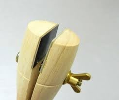 Khayl Hand Vice for Making Jewelry Holding Ring Artifest DIY with Leather Lined Jaw and Single End Holder wooden