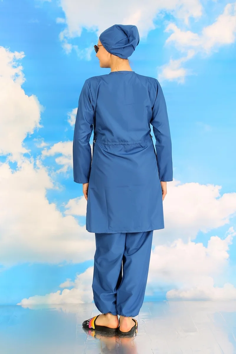 اكبينيز Women's Full Hijab Indigo Swimsuit 31060