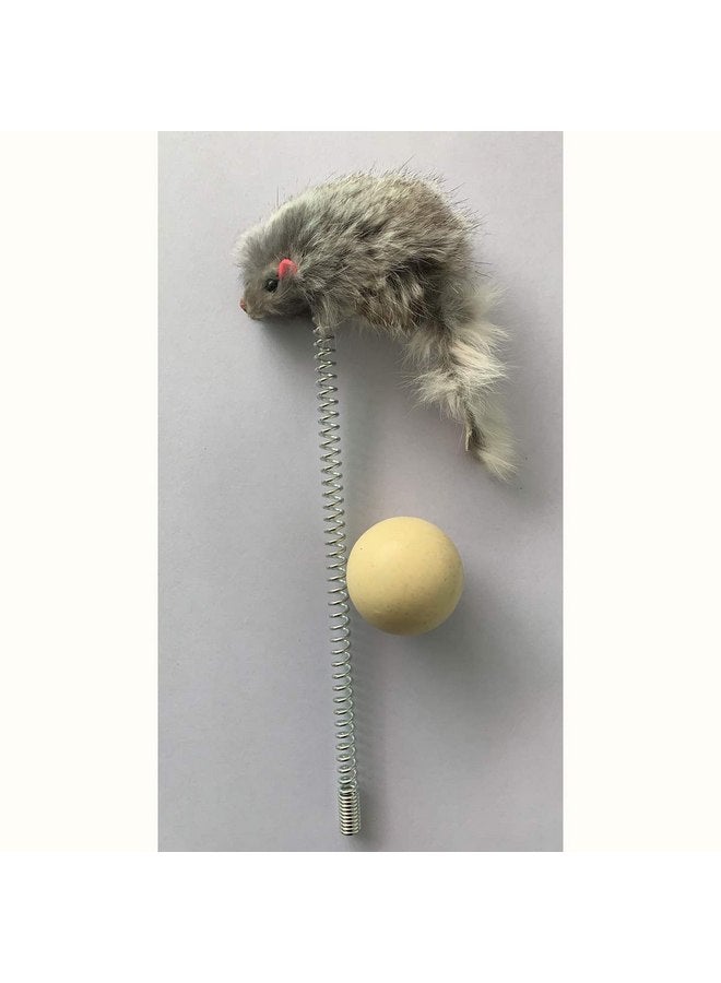 أون لعبة القط AUOON الفأر والكرة البديلة، ملحقات لعبة خدش القطط، ملحقات الفأر والكرة تناسب لعبة خدش القطط لعلامتنا التجارية لعبة الخدش - Image 1