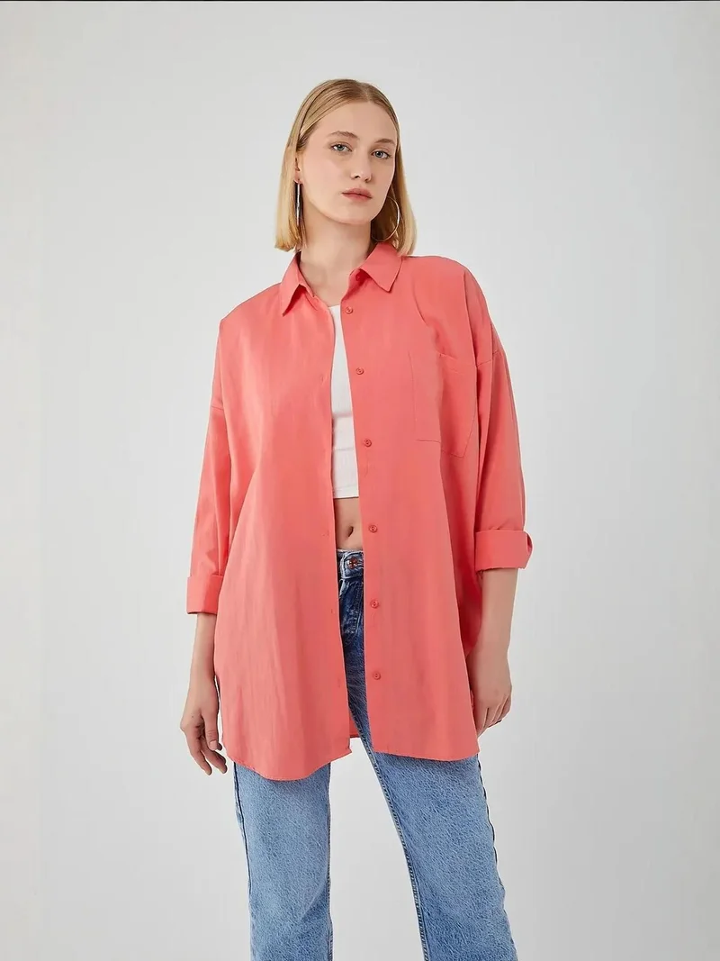 ميكسراي قميص بأزرار وأكمام طويلة من ميكسراي