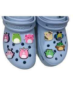 Excefore Croc Charms, 28 Pcs Animal Shoe Decoration Charms, Croc Accessories PVC Shoe Charm for Crocs Shoes, Bracelets Wristband Party Gifts for Adult Girls Women Kids  - Image 1