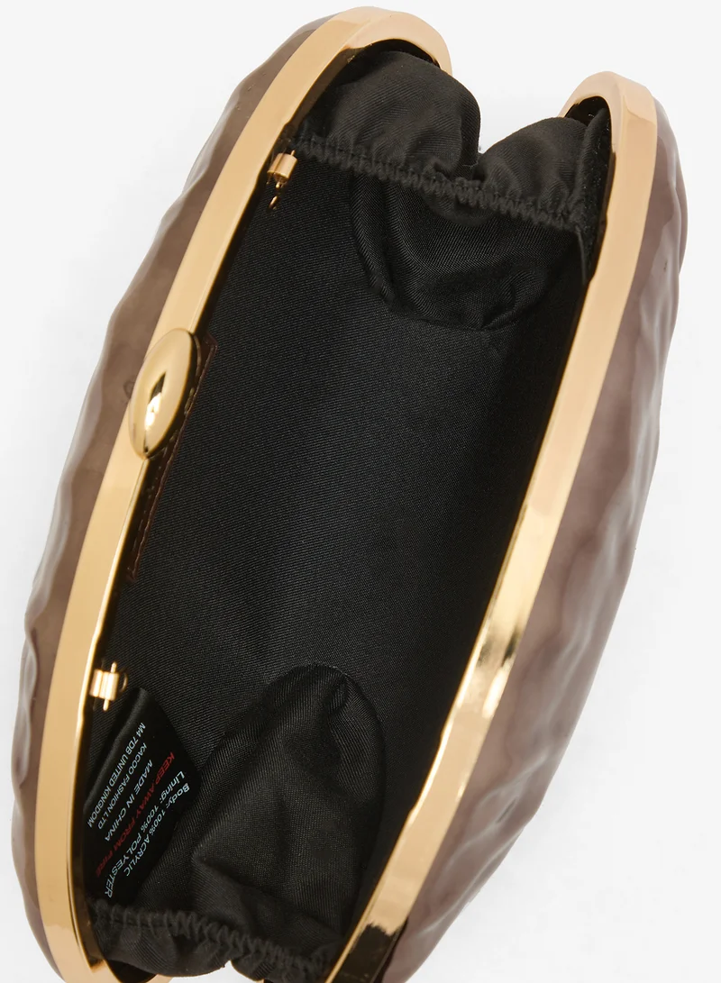 GLAMOROUS  Molten Hard Clutch for Women | Best Price UAE