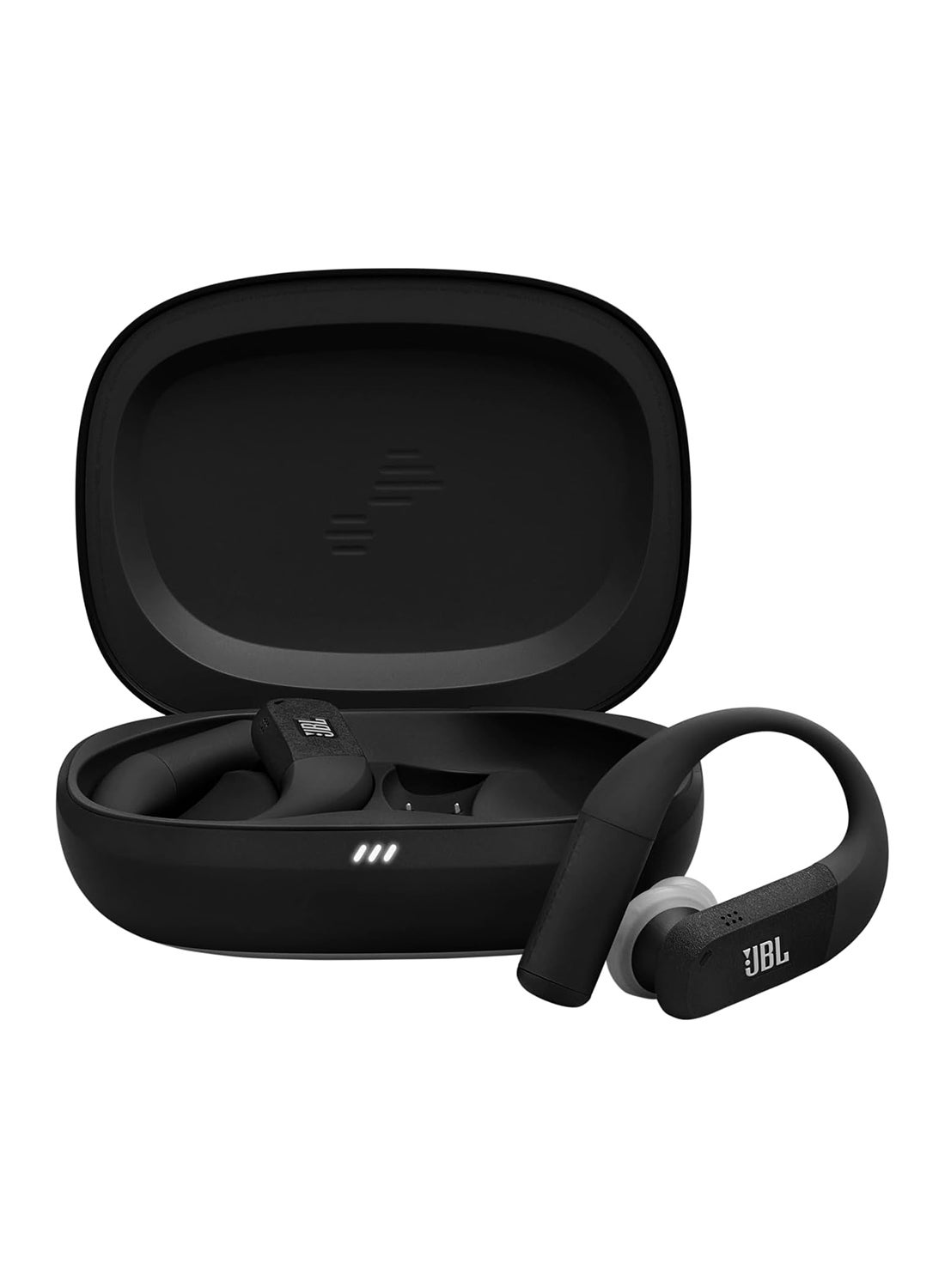 Endurance Peak 4 Noise Cancelling Fully Wireless in-Ear Sports Earbuds with Bluetooth, 48h Battery Life, TwistLock for a Secure Fit, IP68 Waterproof and Dustproof, JBL Pure Bass Sound Black/Grey