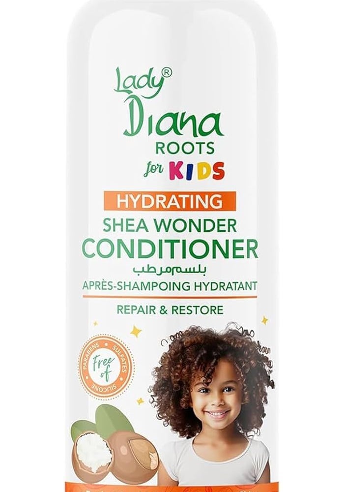 Lady Diana Roots Kids Shea Wonder Conditioner 480ml - Gentle & Nourishing Hair Care for Kids - Image 1