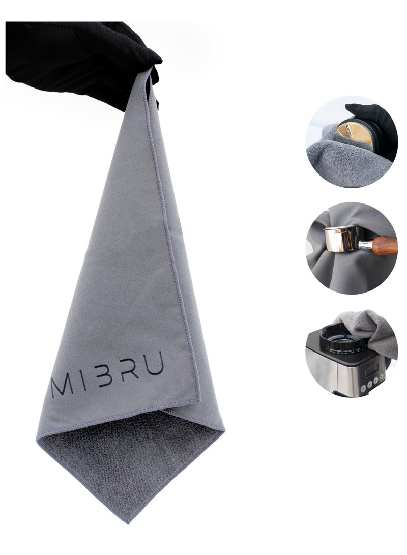 MIBRU Coffee Microfiber Cleaning Towel 30x30cm for Coffee Tools Coffee Tables Coffee Machines Durable Absorbent Soft Cloth for Daily Use Home and Outdoor Cleaning - Image 1