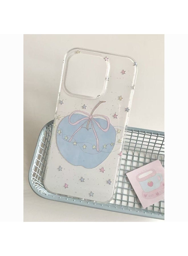 NIBEMINENT Star Blue Apple Protective TPU Case Cover For IPhone 16E - Image 3