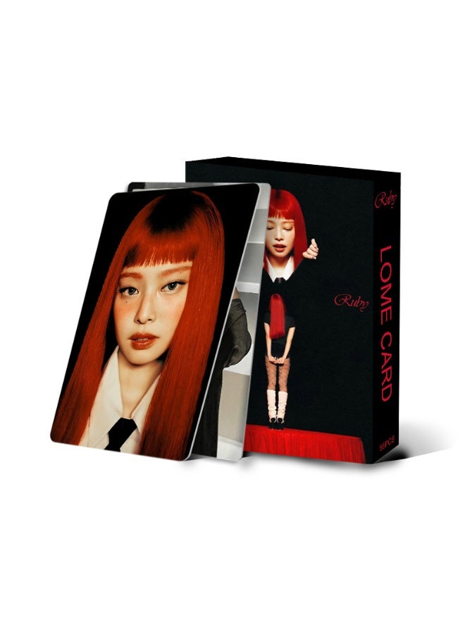 NIBEMINENT 55 قطعة كيبوب بلاك بينك - بطاقات ليمو جيني روبي لهواة الجمع هدايا للمعجبين - Image 1