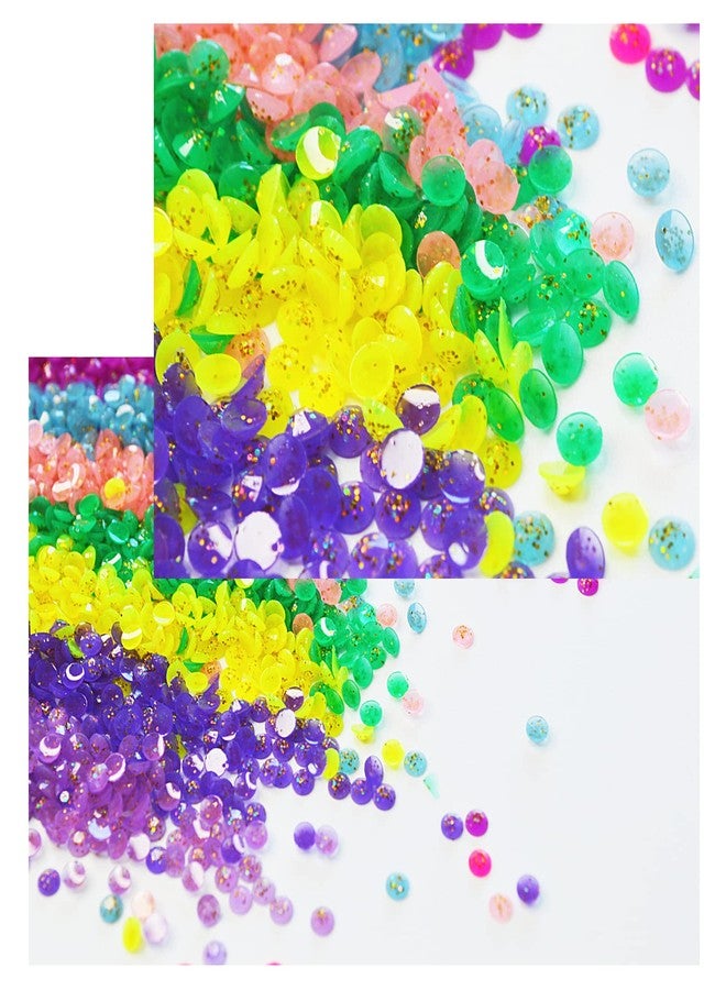 Forever young 4000PCS Glitter Beads for Diamond Painting, Diamond Painting Beads, Diamond Painting Accessories, 20 Colors Round Diamond Painting Drills Flatback Rhinestones for Crafts, Bead Art or Nails Art, 2.8MM - Image 5