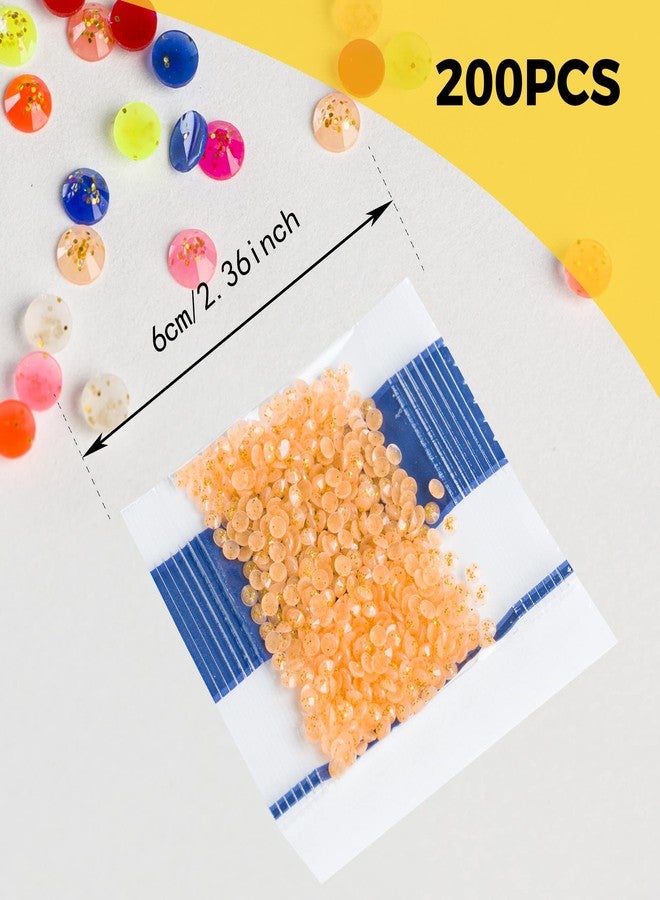 Forever young 4000PCS Glitter Beads for Diamond Painting, Diamond Painting Beads, Diamond Painting Accessories, 20 Colors Round Diamond Painting Drills Flatback Rhinestones for Crafts, Bead Art or Nails Art, 2.8MM - Image 3