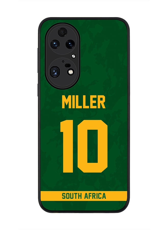 Stylizedd - Rugged Black Edge Case for Huawei P50 Pro, Slim fit Soft Case Flexible Rubber Edges Thin Cover - Player Name - AB de Villiers, Jersey Number- 17 - Image 1