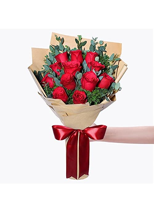 Just Flowers Just Flowers 24InchX28Inch Non Woven Paper Tissue Paper for Bouquet Wrapping Paper Craft Gift Packing Golden 20 Sheets  - Image 2