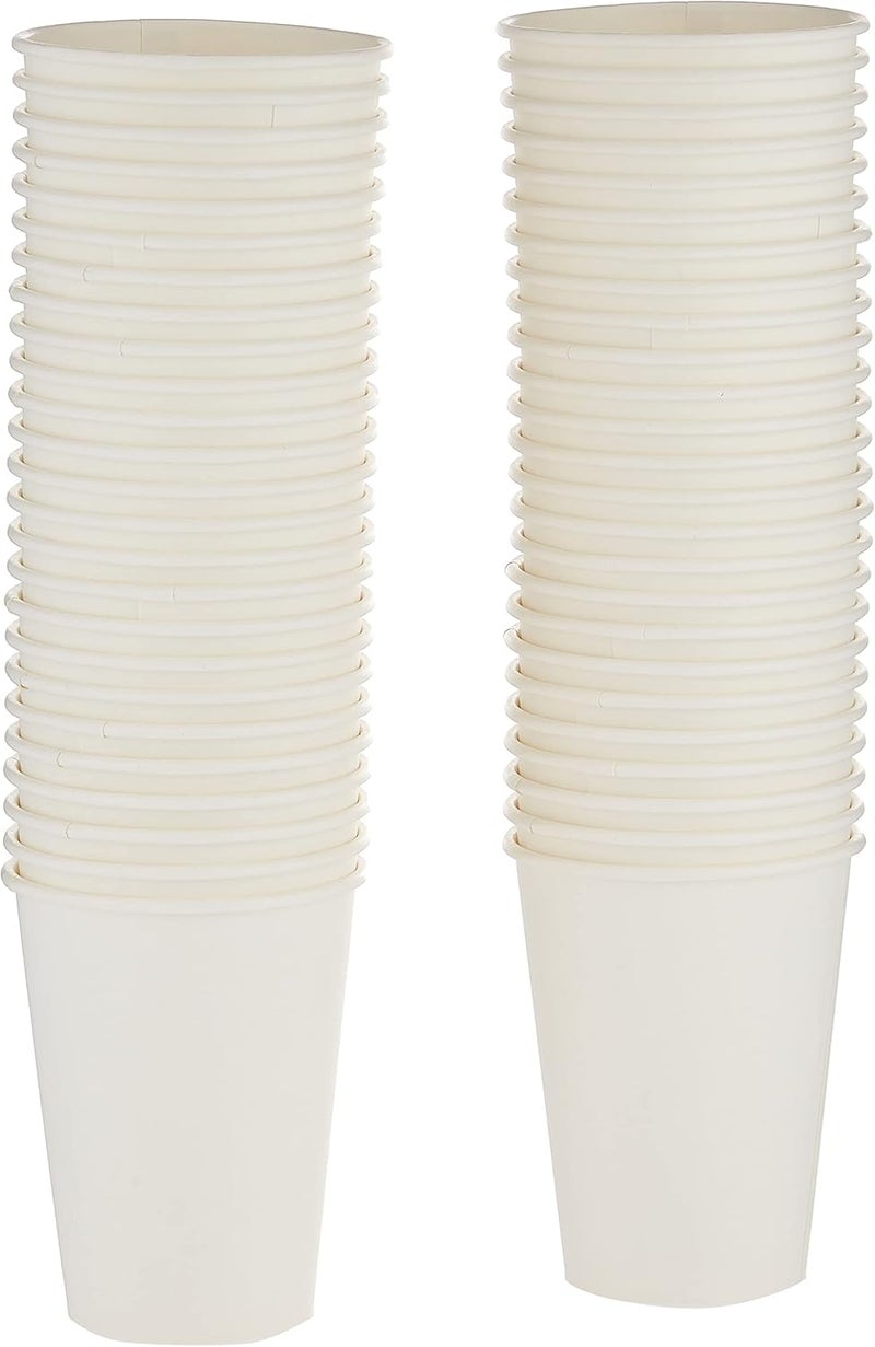 Hotpack Heavy Duty Paper Cups 50-Pieces, 12 oz Capacity - Image 1